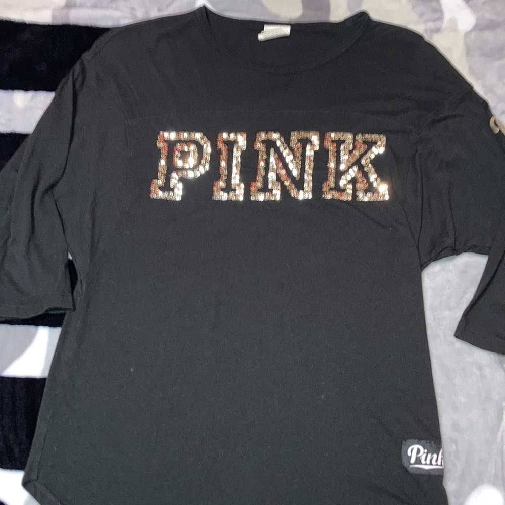 Vs pink sequin top